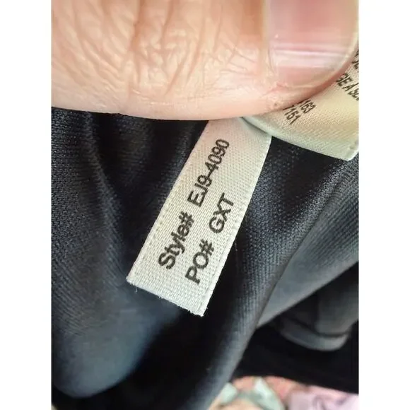 Eliza J. Velvet Feather Trim Cowl Neck Ruched Side Maxi Dress Black Women Size 6 - Picture 8 of 11